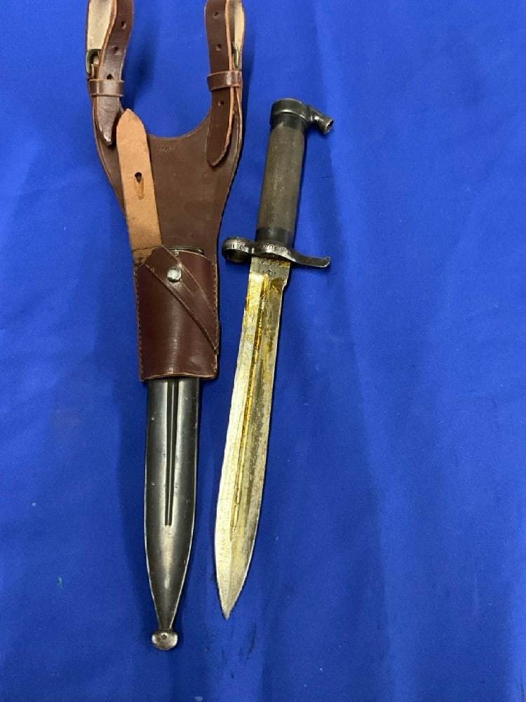 Swedish M96 Bayonet Unit and Regiment Markings: Swedish M96 Bayonet Unit and Regiment Markings. Dimensions: 13” length