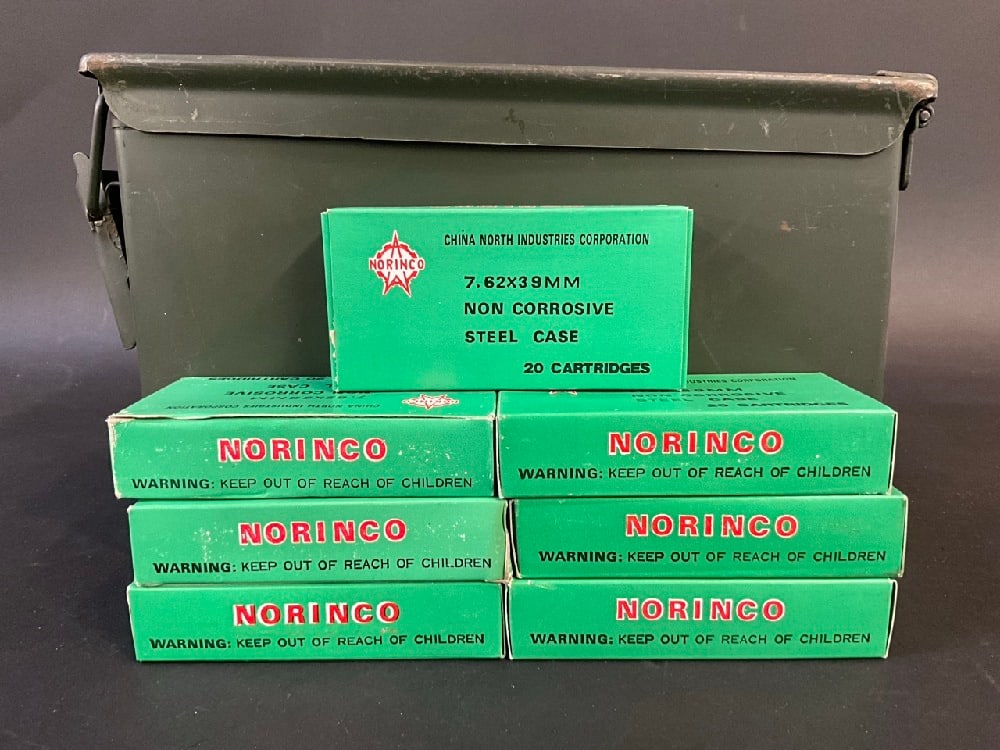 500 Norinco 7.62 x 39mm Steel Case Ammo Cartridges (1 of 3)