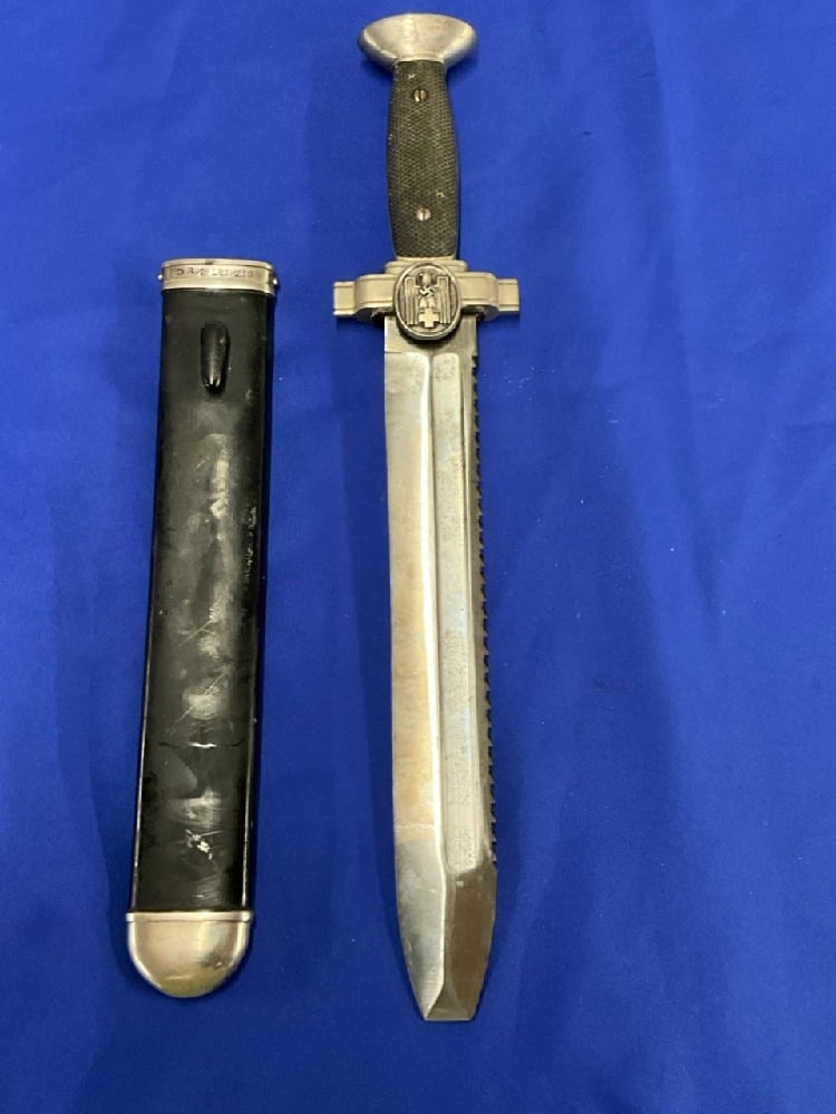 German WW2 DRK Red Cross EM/NCO Hewer with Scabbard Deutsches Rotes Kreuz (1 of 6)