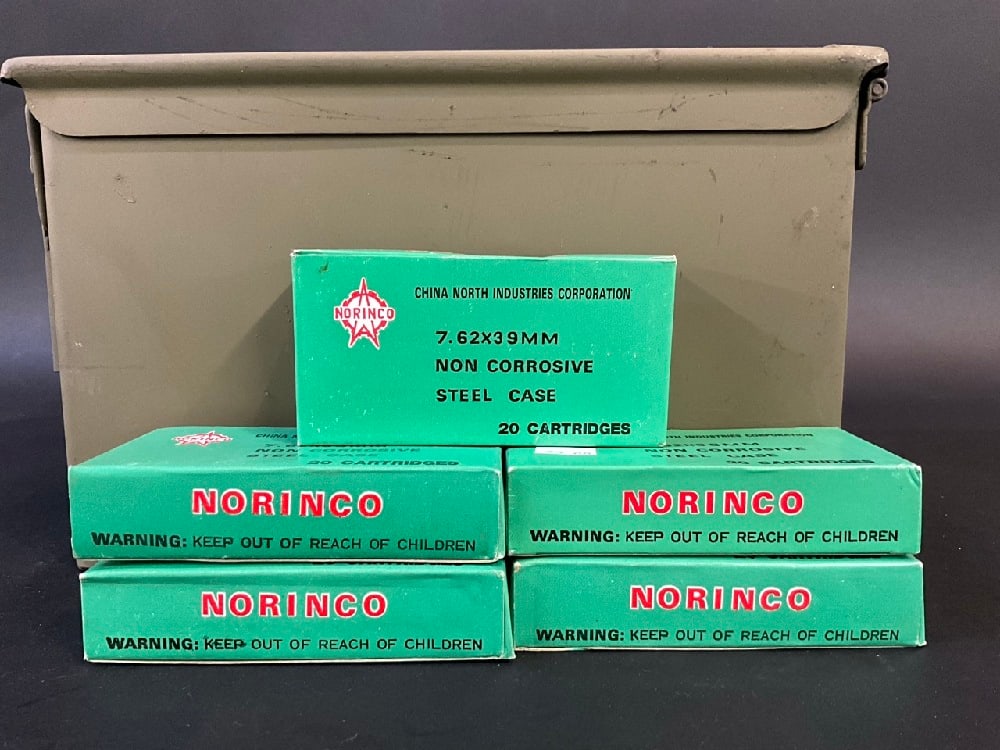 500 Norinco 7.62 x 39mm Steel Case Ammo Cartridges (1 of 3)