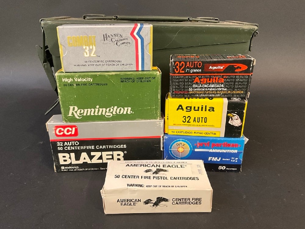 950 Rounds 32 Cal Ammo Lot (1 of 4)