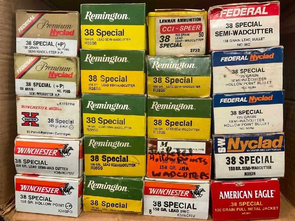 986 Rounds Remington, Federal, Winchester, Federal Nyclad, and American Eagle Ammo Lot (1 of 3)