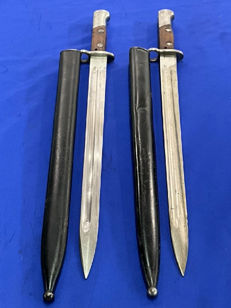 Two (2) Yugoslavia Mauser Bayonets (1 of 5)