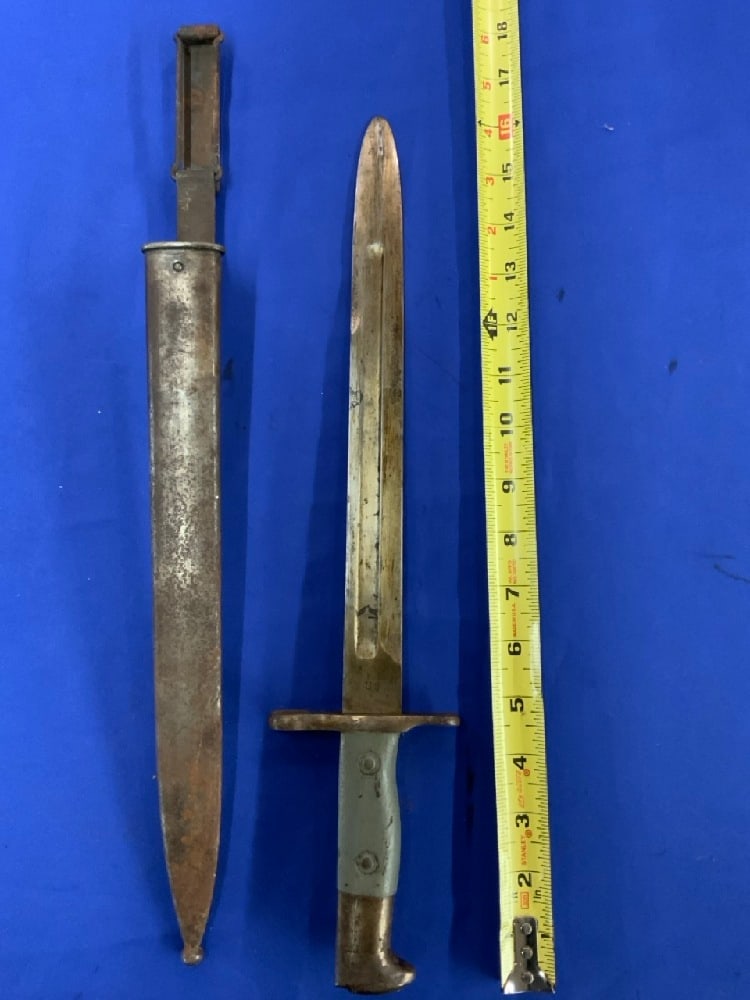 1899 U.S. WWI Krag Bayonet Spanish American War (1 of 4)