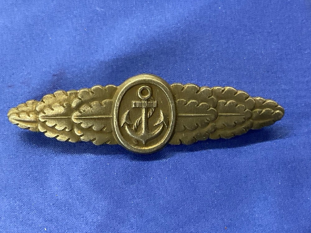 WWII German Navy Award for Long Front Line Service (1 of 3)