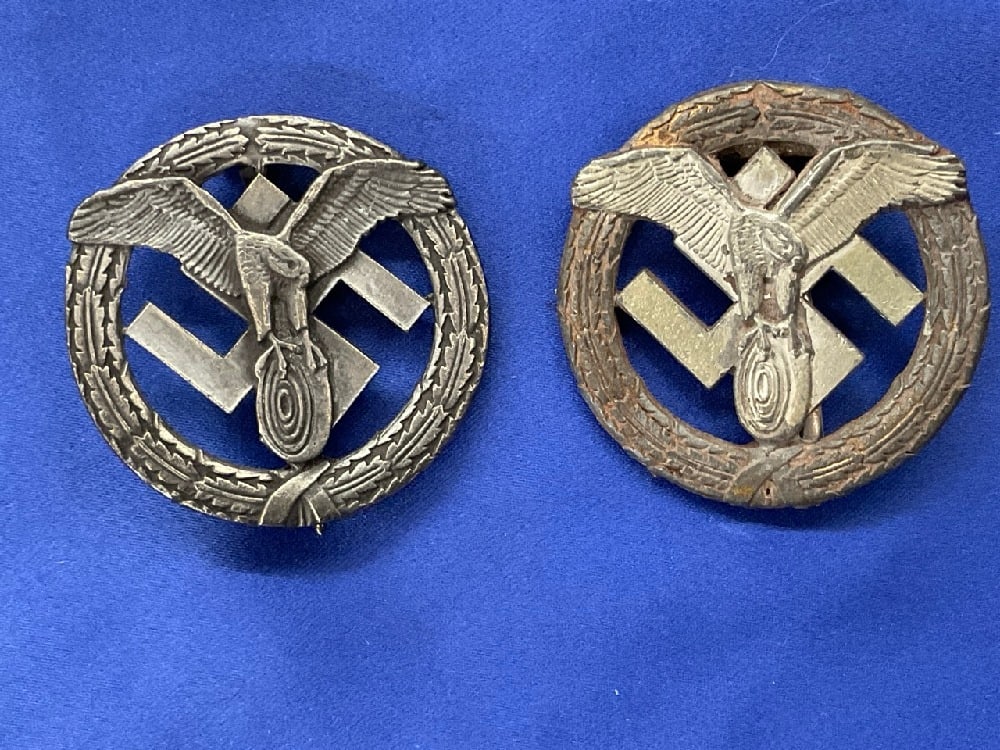 Two (2) WWII German Motor Sport Badges (1 of 5)