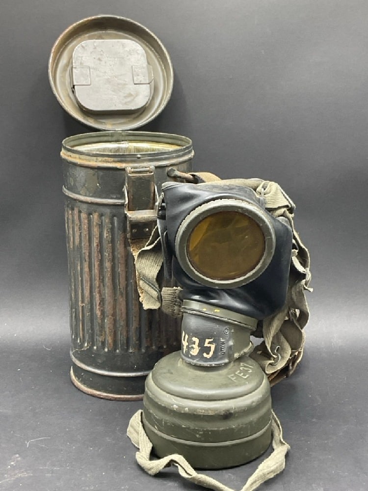 WWII SS German Gas Mask (1 of 8)