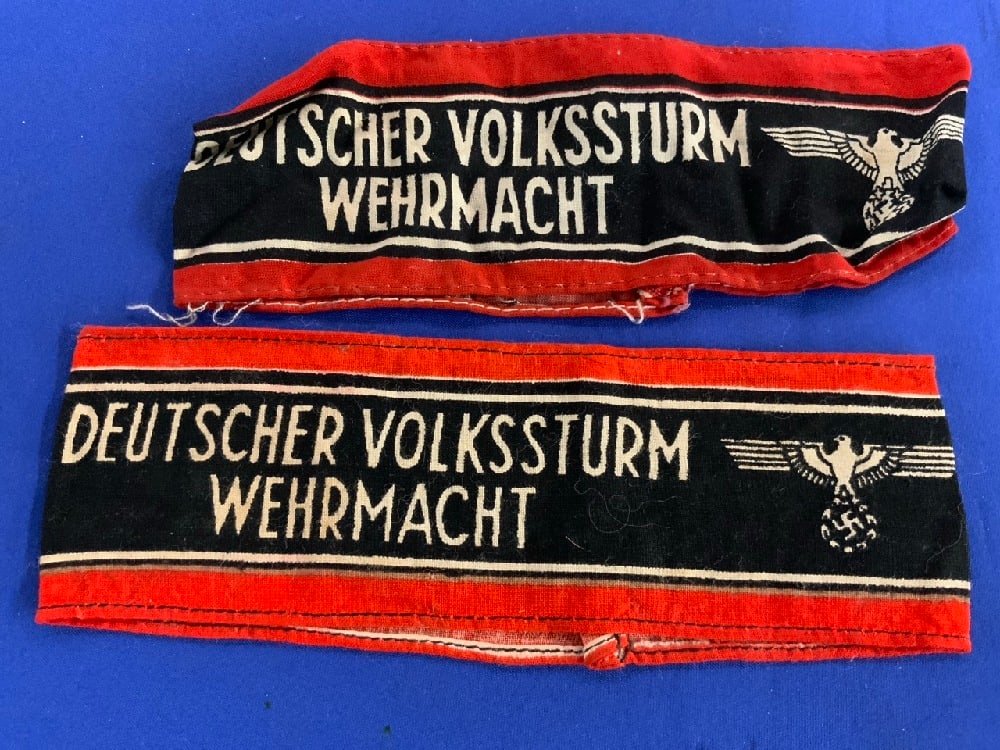 WWII German Volkssturm Armbands (1 of 2)