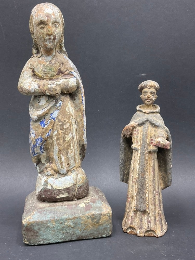 Two (2) 19th c. Travelling Religious Icons (1 of 5)