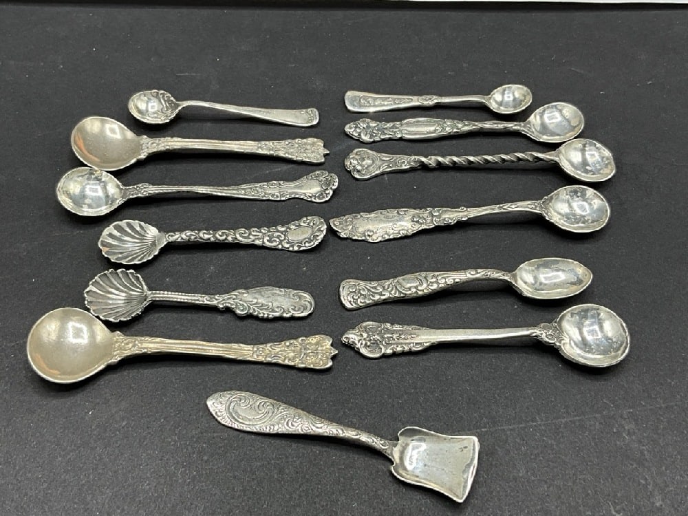 Sterling Silver Victorian Salt Spoons Collection (1 of 4)