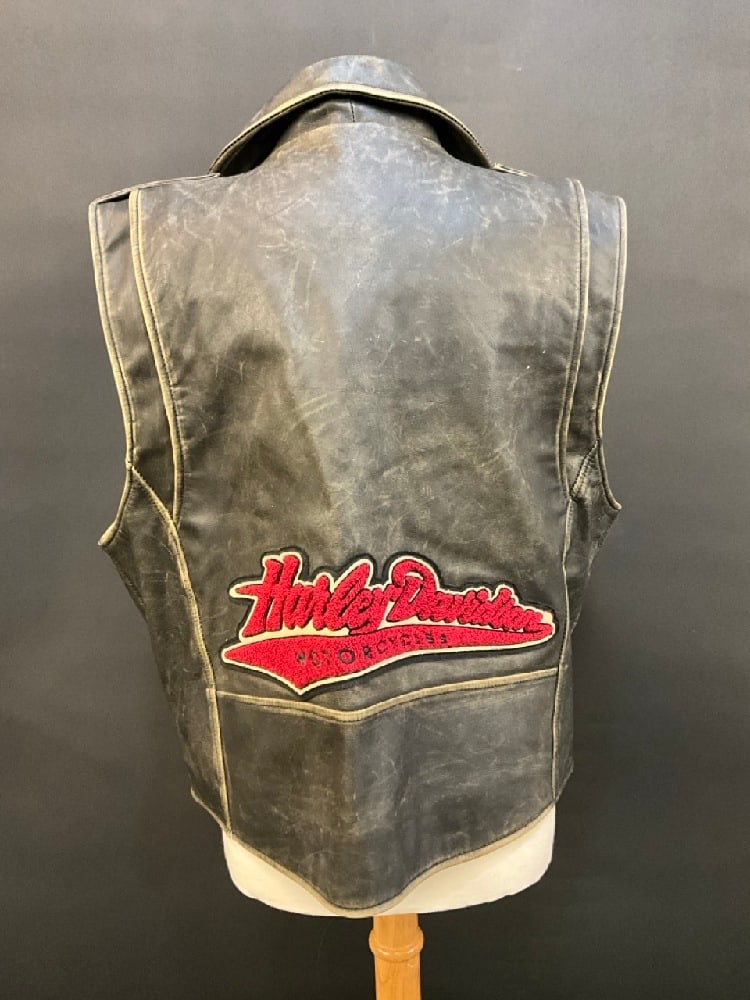 Vintage Women’s XL DKNY Harley Davidson Embroidered Vest: Vintage Women’s XL DKNY Harley Davidson Embroidered Vest.