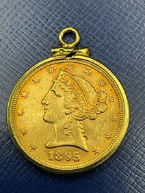 1895 U.S. Liberty Head Eagle $5 Gold Coin