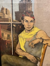 SAUL BOLASNI (1916 - 2012) Portrait of Male Dancer Orest Sergievsky
