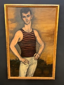 SAUL BOLASNI (1916 - 2012) Portrait of Male Dancer