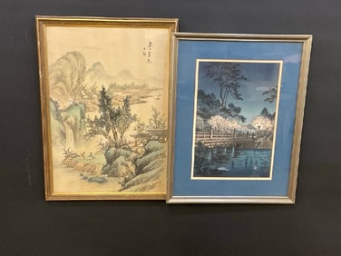 Two (2) Japanese Landscape Prints
