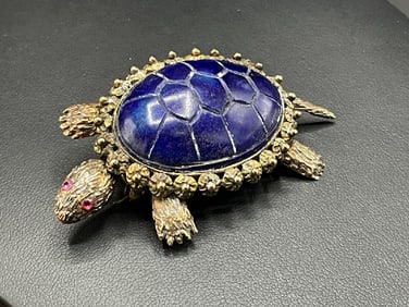 14K Turtle Brooch/Pin