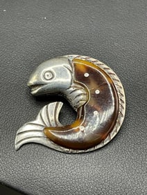 William Spratling Sterling Silver Taxco Fish Pin