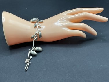 Artisan Ted Muehling Signed Sterling Silver Bracelet