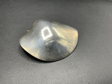 Ted Muehling Hand Signed Silver Modernist Shell Brooch