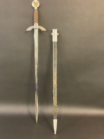 WWII German Luftwaffe German Sword with Scabbard