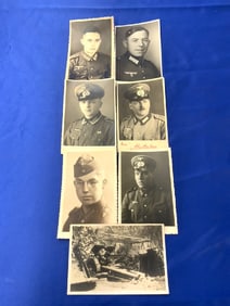 Lot of (7) WW2 German Photo Postcards