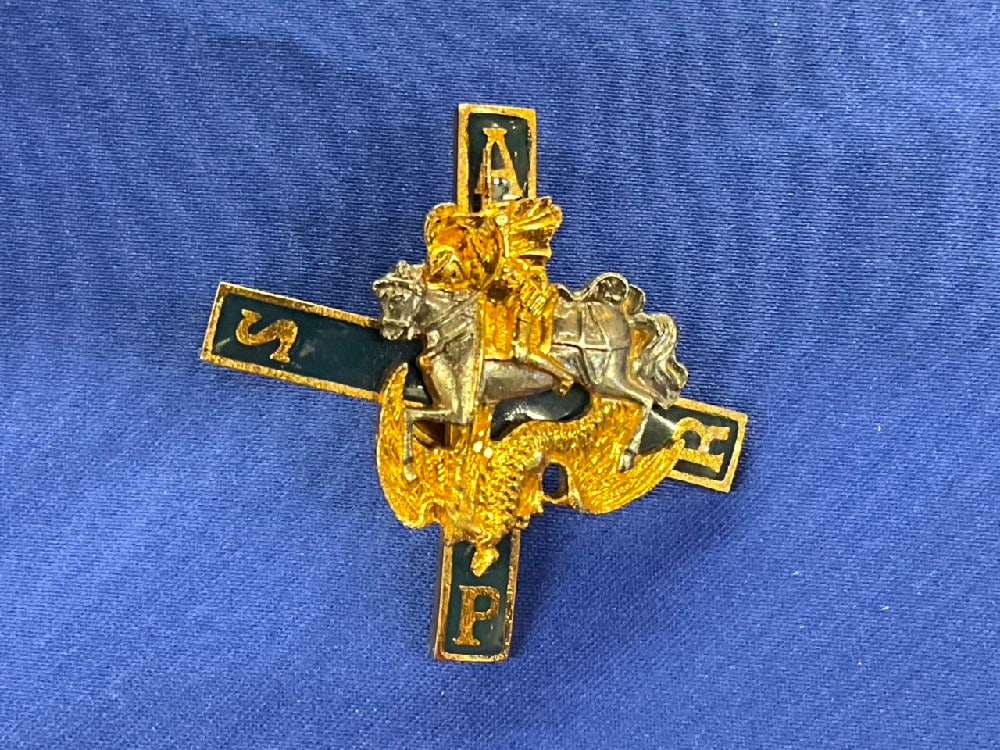 Russian Enamel Moscow Life Guards Regiment Badge WW1 (1 of 3)