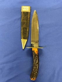 Antique 1800s Fur Trappers Knife IXL