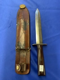 WW2 Theatre Knife (U.S.) Ralph K Rollins (KIA)