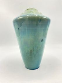Vintage Crystalline Style Art Pottery Vase
