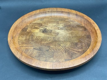 Dansk Mid-Century Modern Teak Slanted Tray Designed by Jens. H. Quistgaard