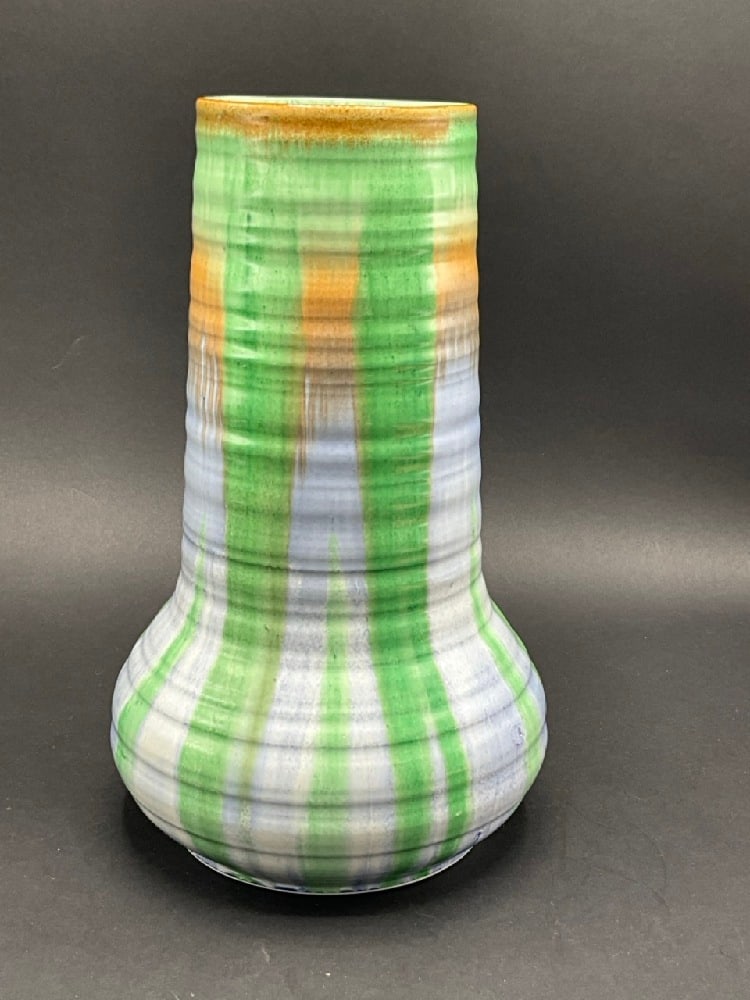 Shelley English Porcelain Hand Painted Art Deco Vase (1 of 4)