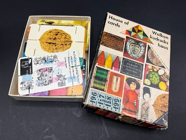 1958 Charles Eames "House of Cards" Game