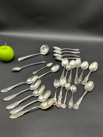 Twenty (20) Piece Sterling Silver Compiled Flatware