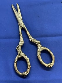 Sterling Silver Handled Grape Shears