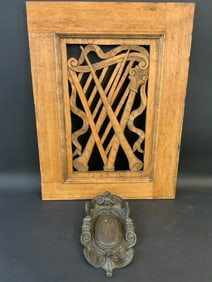 Two (2) Architectural Wall Accent and Panel