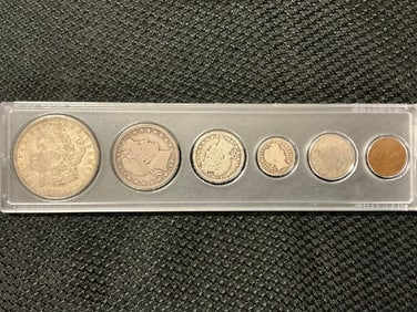 Denver Mint Set With Silver Coins
