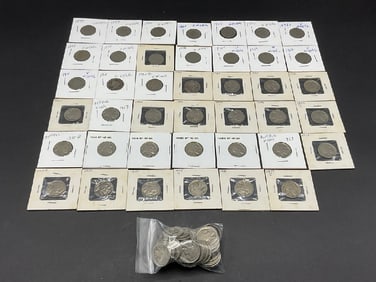 Lot of 84 U.S. Nickels With Key Date
