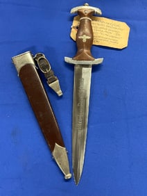 WWII SA German Dagger with Sheath
