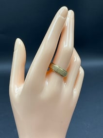 14K Yellow Gold Wedding Band