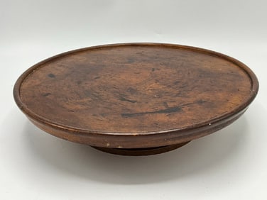 Antique Walnut Revolving Stand (Lazy Susan)
