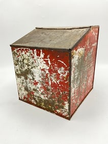 Antique Tin Coffee Container