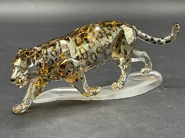 Crystal Swarovski Golden Shine Jaguar
