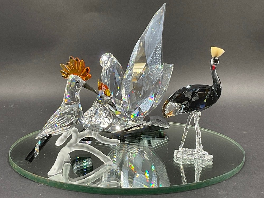 Estate Compiled Swarovski Crystal Birds (1 of 6)