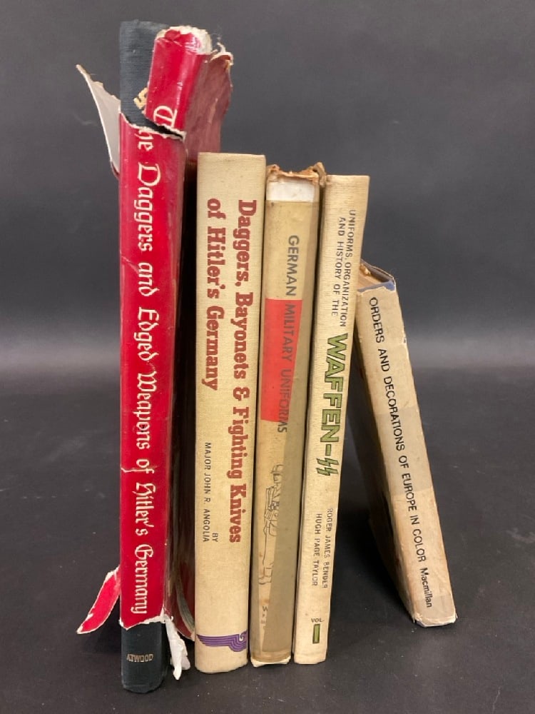 WWII Reference Book Lot with  Major John R. Angolia (1 of 6)