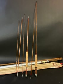 Heddon Thorabred #14  Two Bamboo Fly Fishing Rods
