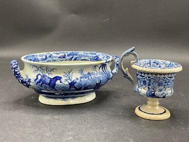 English Ironstone Transferware Group- Greenfield New York