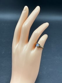 14K Yellow Gold Opal Ring