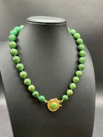 14K Green Turquoise Necklace