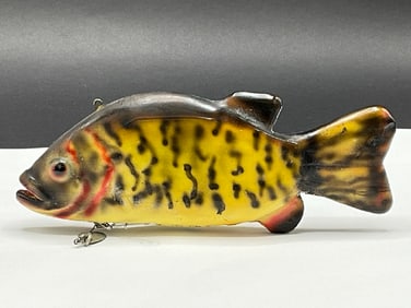 Bud Stewart Fishing Decoy Black Crappy