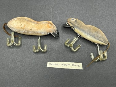 Two (2) Heddon Minnow Mouse Lures